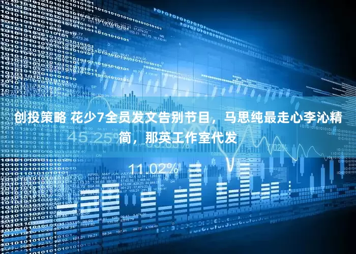 创投策略 花少7全员发文告别节目，马思纯最走心李沁精简，那英工作室代发